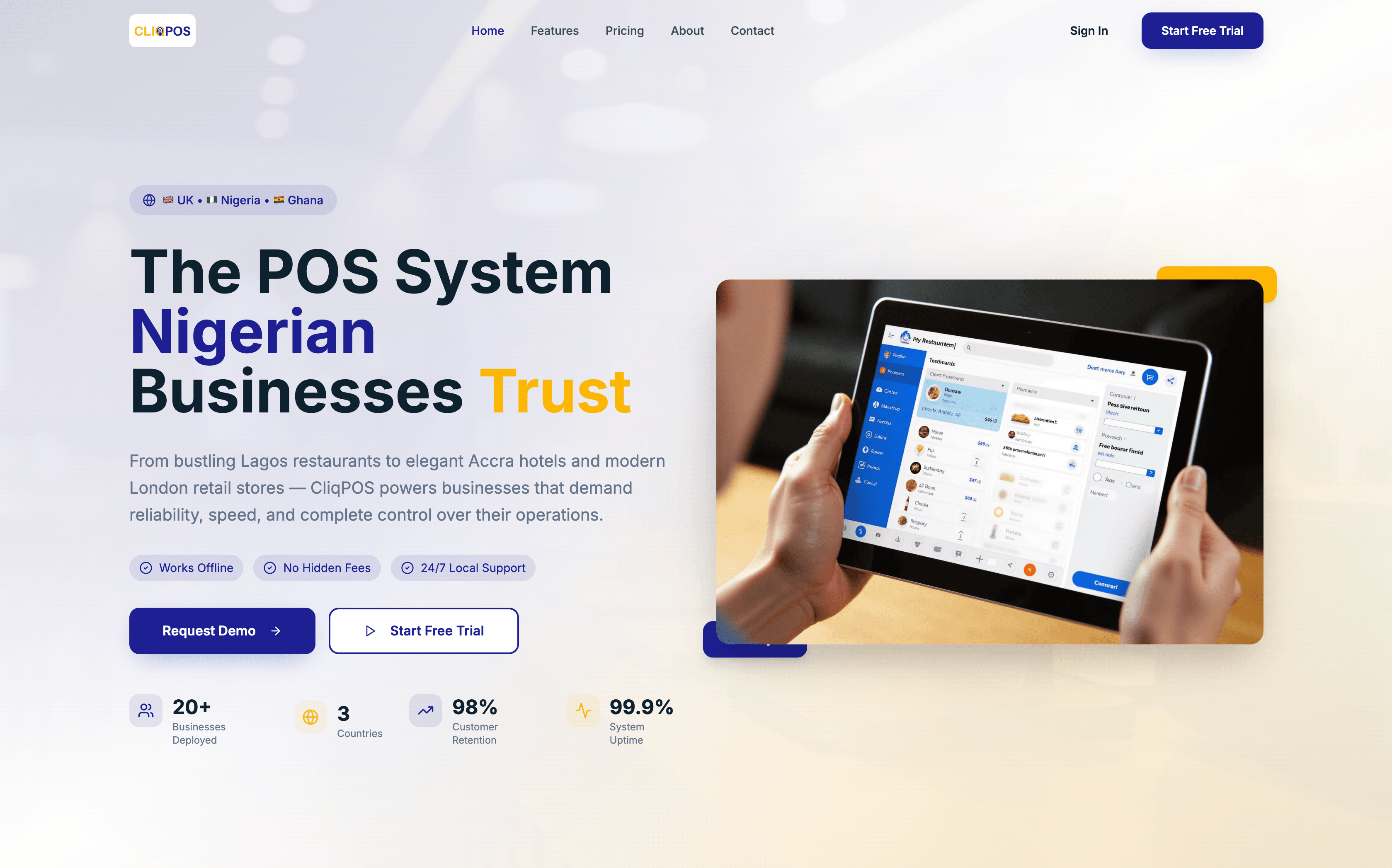 Cliqpos — SaaS POS System