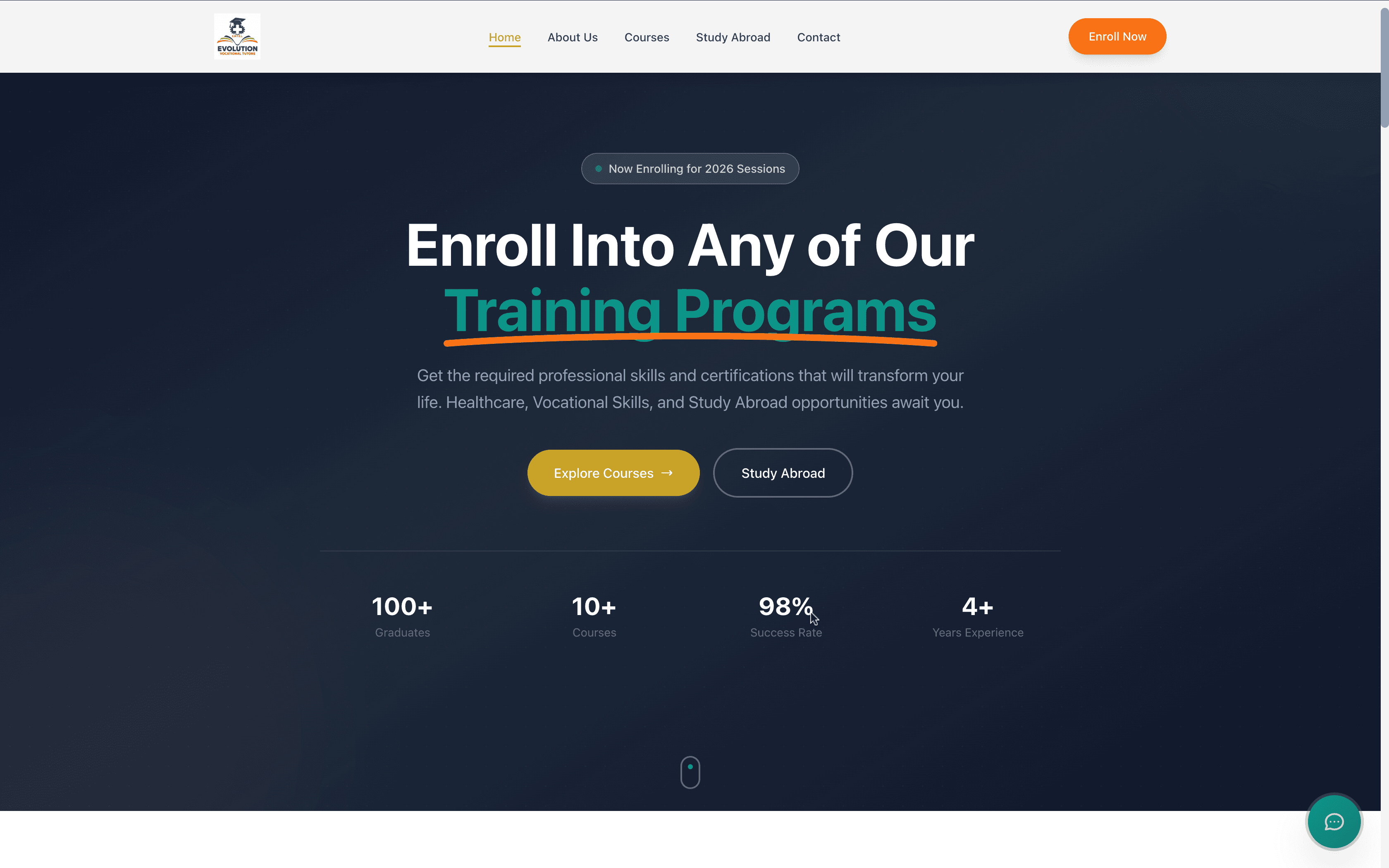 Evolution Vocational Tutors